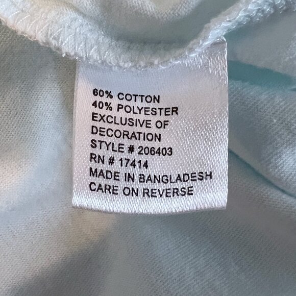 Miss Elaine Short Nightgown Women's Size Small Lightweight Cap Sleeves Blue Aqua - Picture 10 of 10